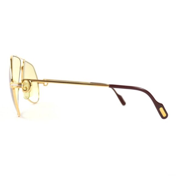 Cartier Trinity Two Bridge Teardrop Sunglasses Eyewear Gold Prescripti main image 11